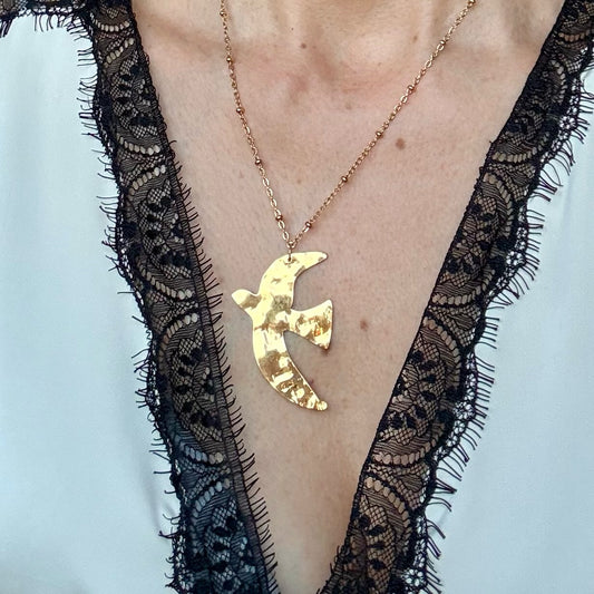 Collier Oiseau de Paradis